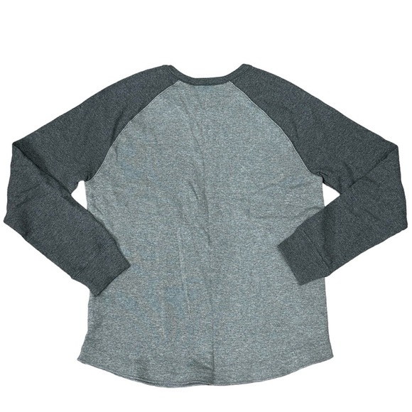 Men's Sonoma Medium 38 - 40 Crew Thermal Shirt Grey Charcoal Waffle Knit NWT - Picture 4 of 8